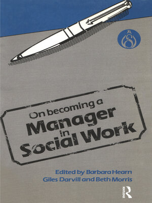 cover image of On Becoming a Manager in Social Work